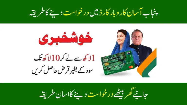 How To Apply Online For CM Punjab Asaan Karobar Card