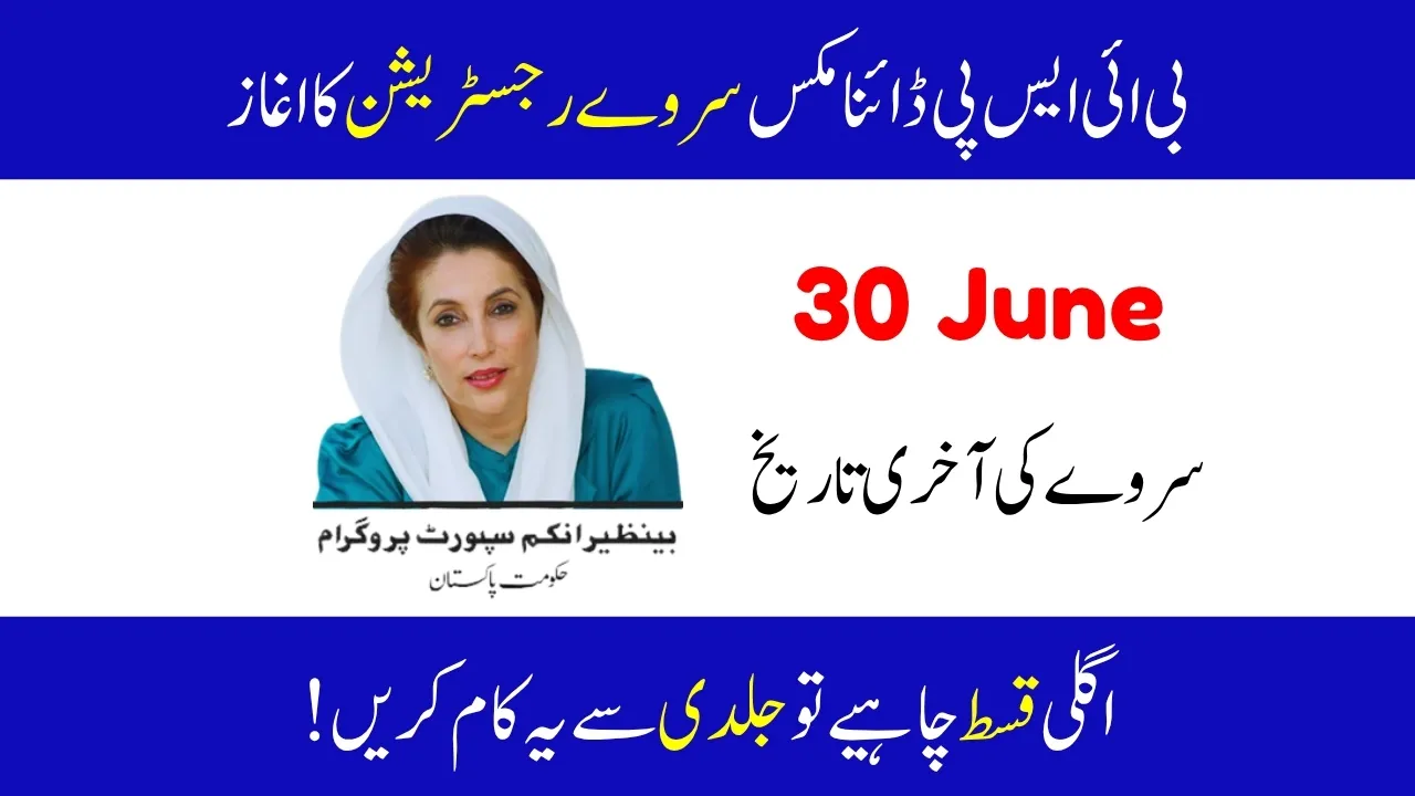 BISP Dynamic Survey 2025 Complete Registration Procedure