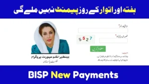 BISP New Payments Suspended from 31 May to 1 June 2025