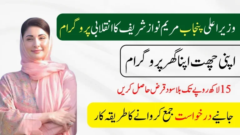 Apni Chhat Apni Ghar Program 2025 – Interest-free House Finance