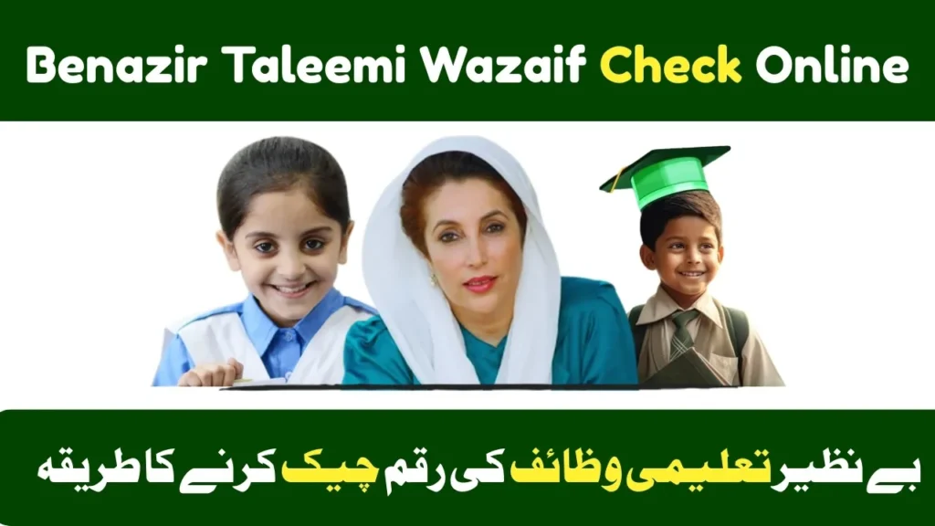 Benazir Taleemi Wazaif - Check Online by CNIC