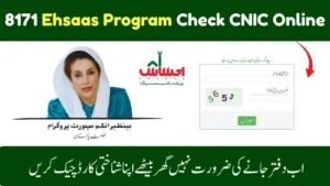 8171 Ehsaas Program CNIC Check Online – Complete Guide