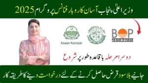 CM Punjab Asaan Karobar Finance Program – 2nd Phase
